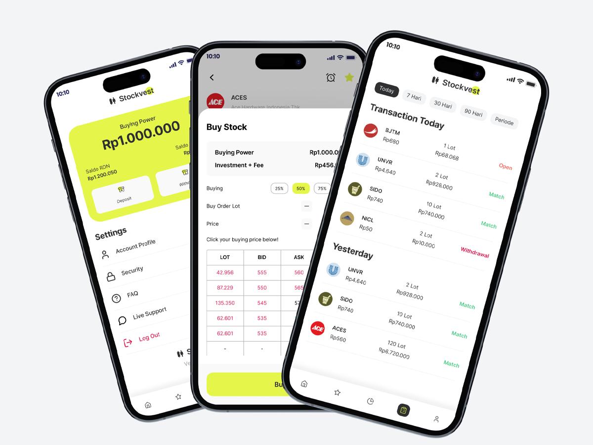 股票投资APP设计| UI界面设计Figma源文件